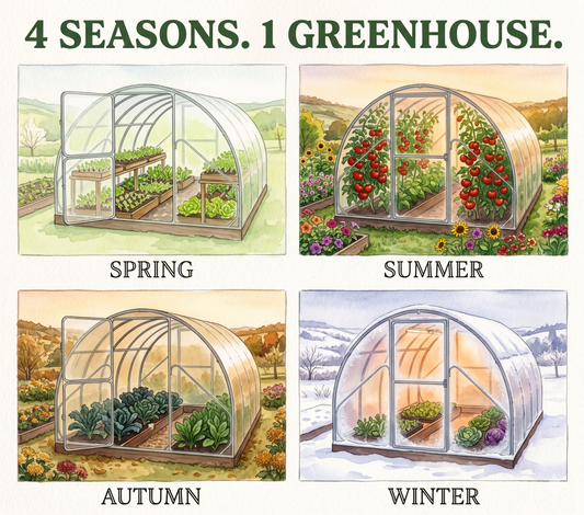 Year-Round Greenhouse Growing: What to Plant in Every Season