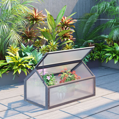 ZenGrow Grey Cold Frame — taller 50cm height version for established plant growth