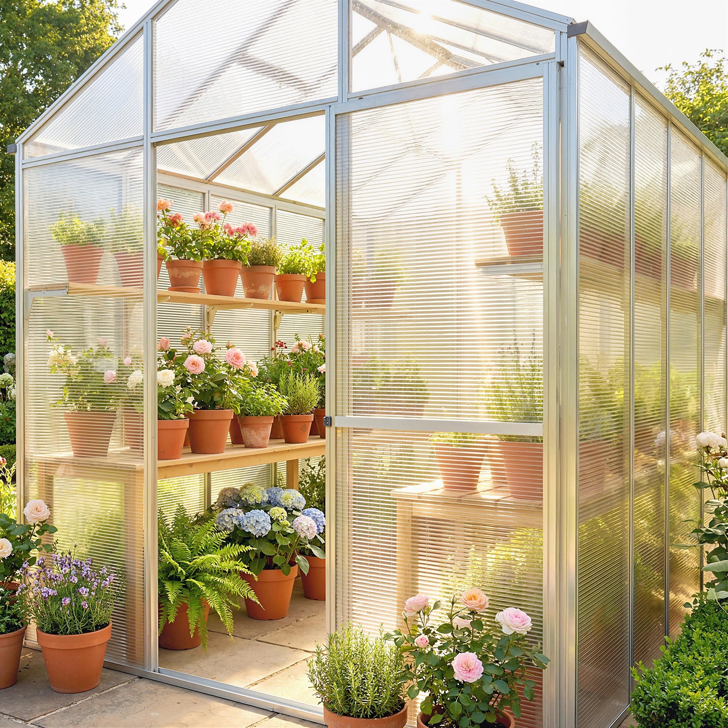 ZenGrow UV-Protected Panels — diffused light transmission for healthy plant growth