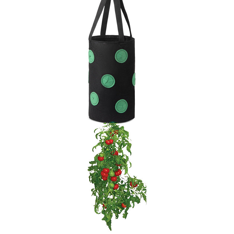 ZenGrow Grow Bag Planter — hooks for mounting on greenhouse frame or fence