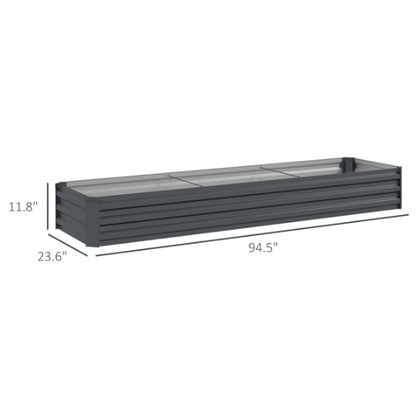 ZenGrow Steel Garden Bed — close-up of premium powder coat finish and corner detail