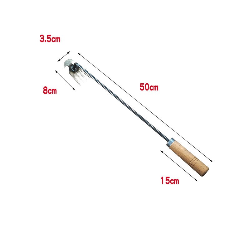 ZenGrow Hand Cultivator — rust-resistant tines for year-round greenhouse use