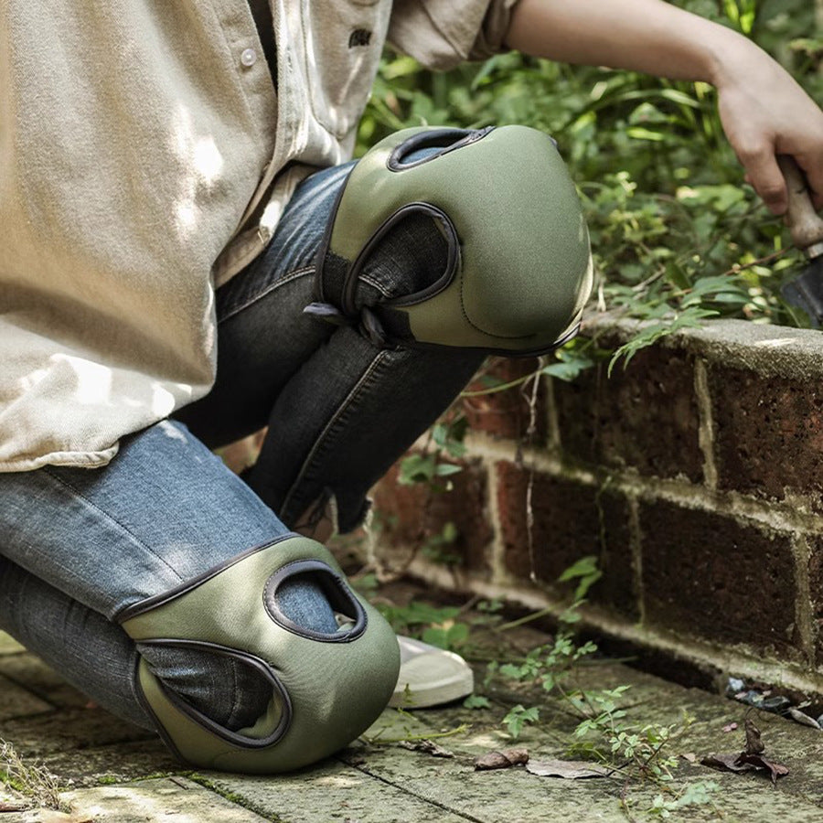 ZenGrow Foam Knee Pads — gardening kneeling cushion for greenhouse floor work
