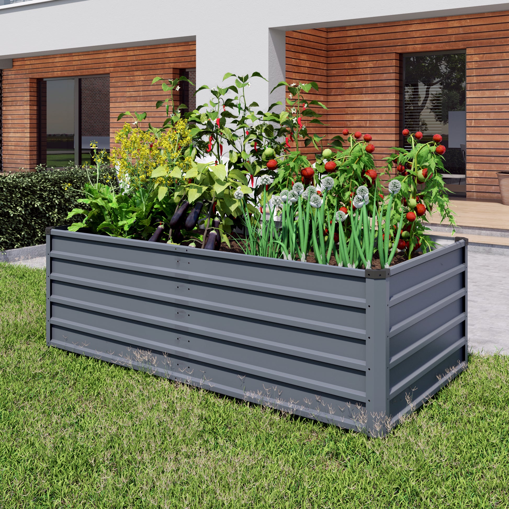ZenGrow Deep Garden Bed — 2ft depth for root vegetables and deep-growing crops