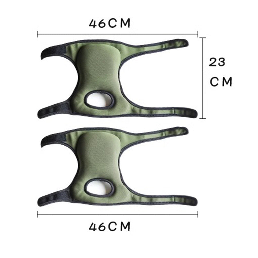 ZenGrow Garden Knee Pads — adjustable strap for secure fit during greenhouse work