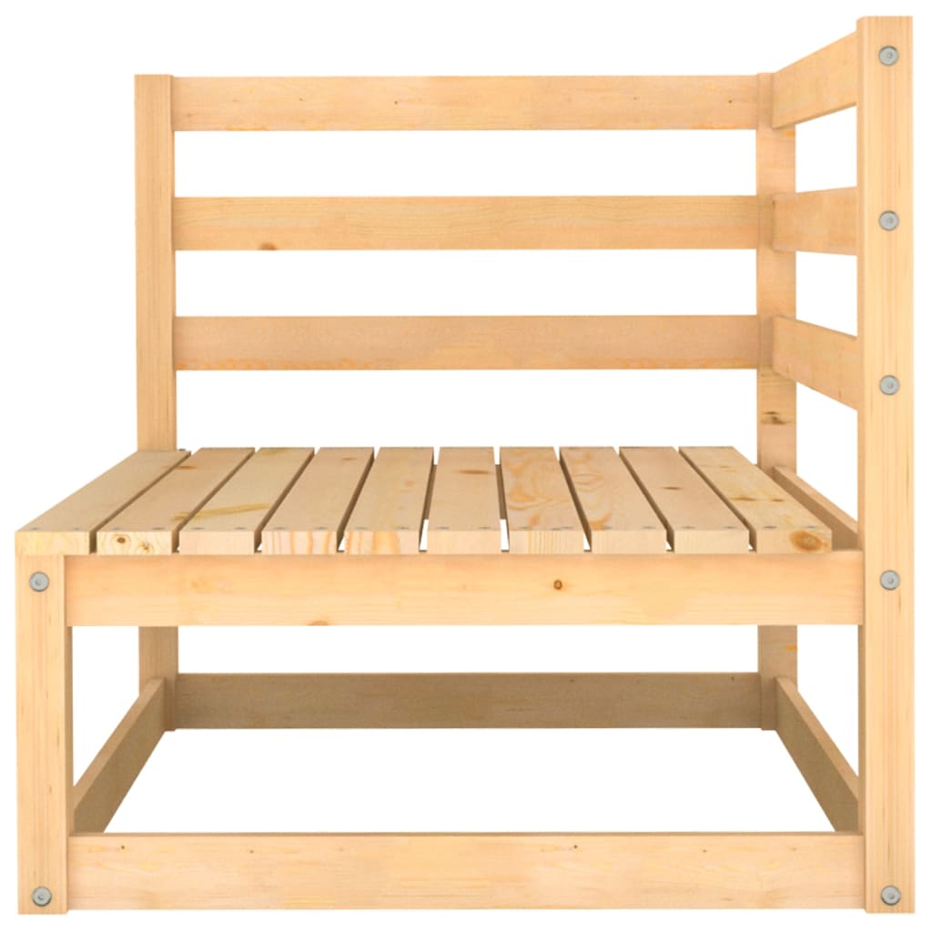 ZenGrow Outdoor Sofa Bench — placed in front of greenhouse as garden seating