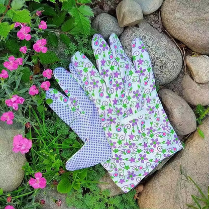 ZenGrow Printed Gloves — multiple print patterns for greenhouse and garden
