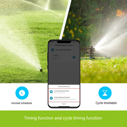 ZenGrow Dual-Zone Timer — compatible with drip irrigation and misting systems
