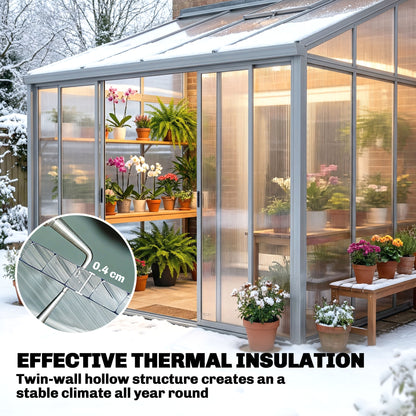 ZenGrow Greenhouse Panels — UV-resistant coating for year-round growing