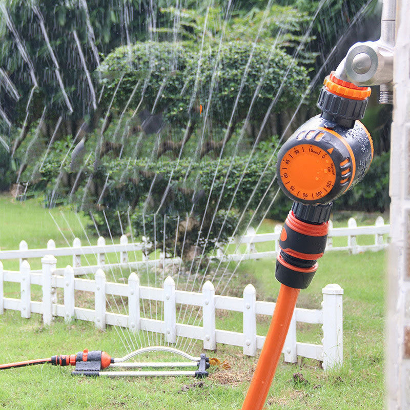 ZenGrow Triple Outlet Timer — three-way mechanical watering controller