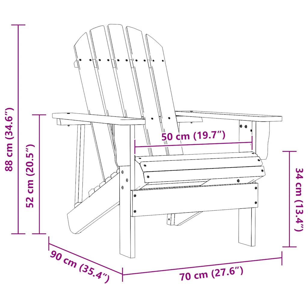 ZenGrow Outdoor Armchair — slatted wood back and seat for comfort and drainage