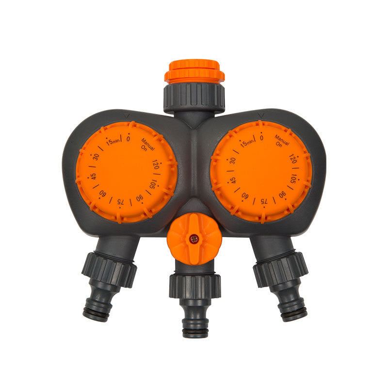 ZenGrow Irrigation Timer — full range showing single, double and triple outlet options