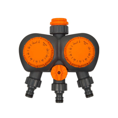 ZenGrow Irrigation Timer — full range showing single, double and triple outlet options