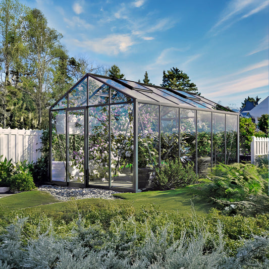 Aurora Classic Glass Greenhouse — interior view