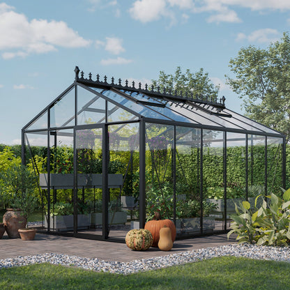 Aurora Classic Glass Greenhouse — detail
