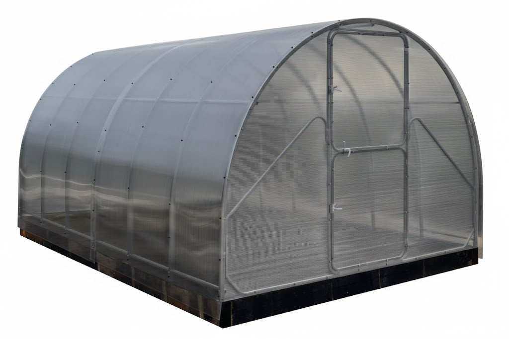 The Toughest Greenhouse — 13ft polycarbonate in garden