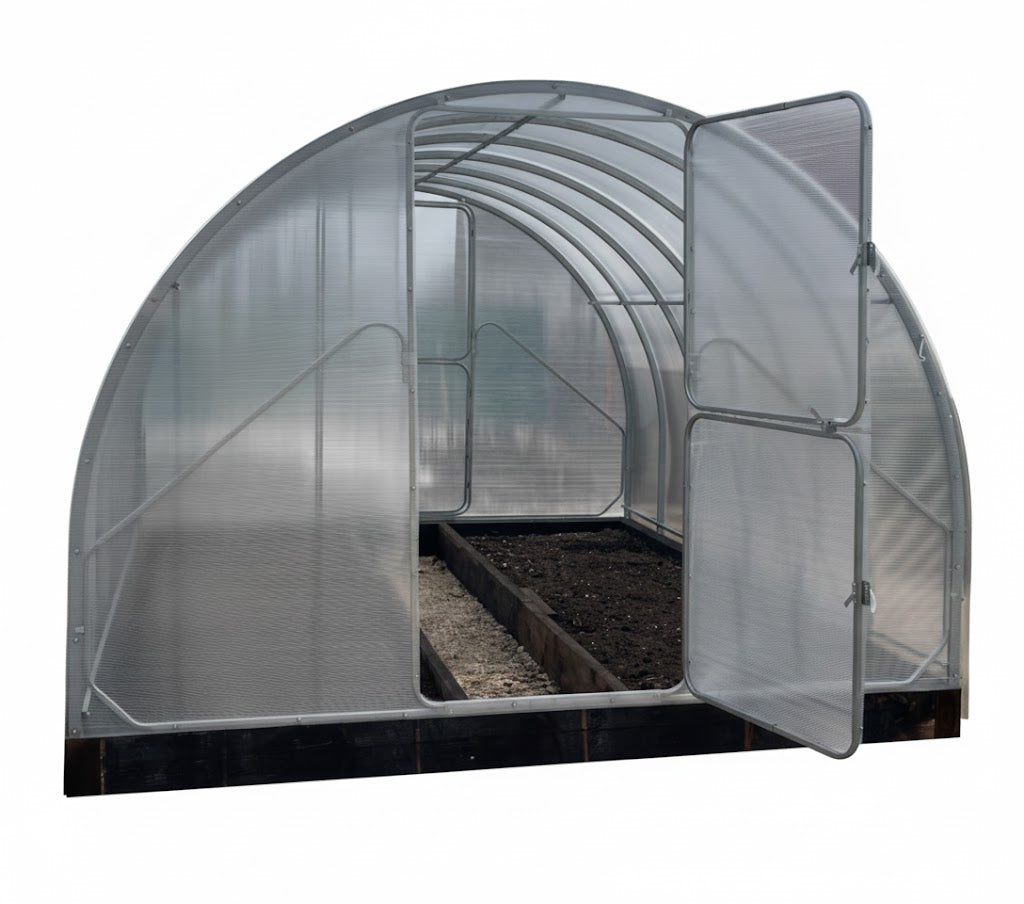 The Toughest Greenhouse — rear garden view