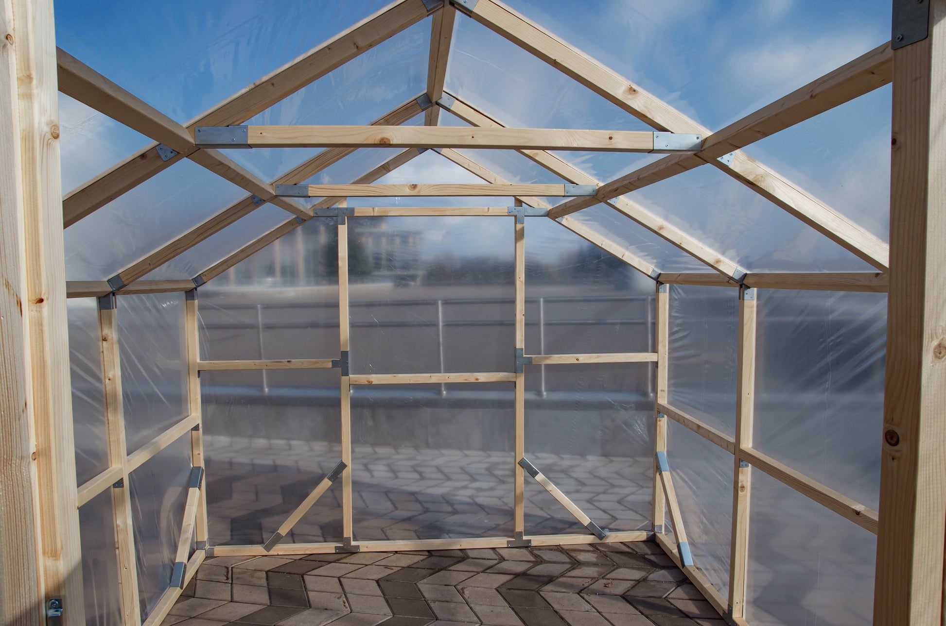 The Toughest Greenhouse — garden setting
