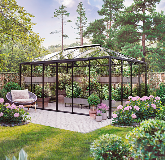 Aurora Pyramid Glass Greenhouse