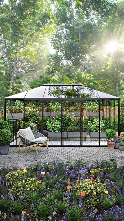 Aurora Pyramid Glass Greenhouse — story