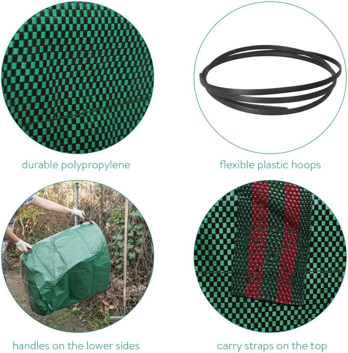 ZenGrow Oxford Yard Bag — collapsible design for easy storage between uses