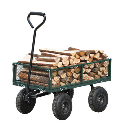 ZenGrow Garden Cart — large capacity for moving soil, compost and greenhouse supplies