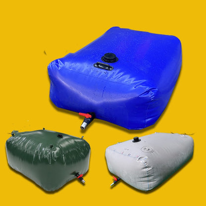 ZenGrow Collapsible Water Tank — 1000L storage bag for greenhouse rainwater harvesting