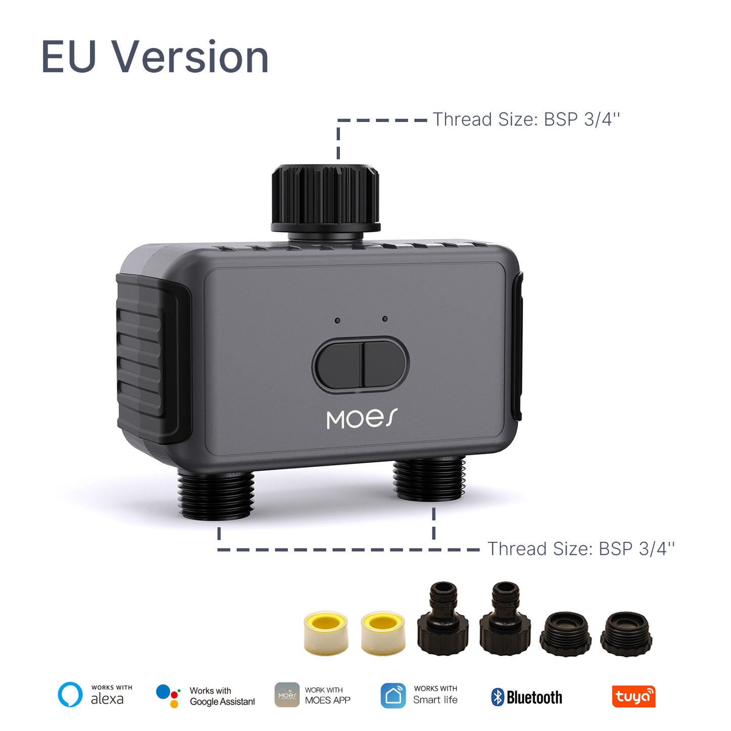ZenGrow Irrigation Controller — full kit contents with fittings and instructions