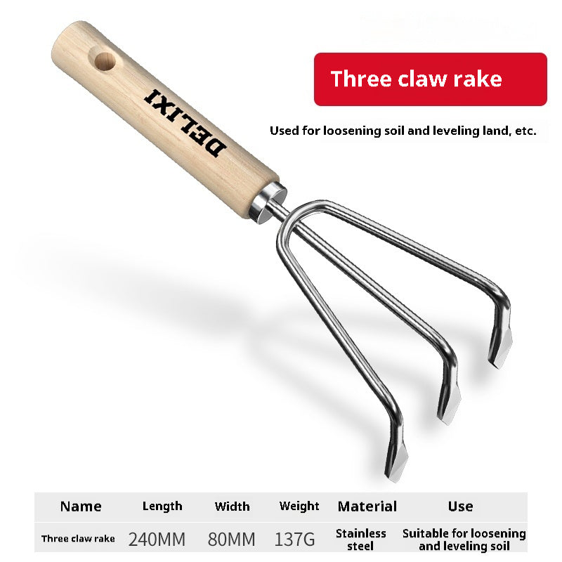 ZenGrow Greenhouse Shovels — stainless steel with measurement scale markings
