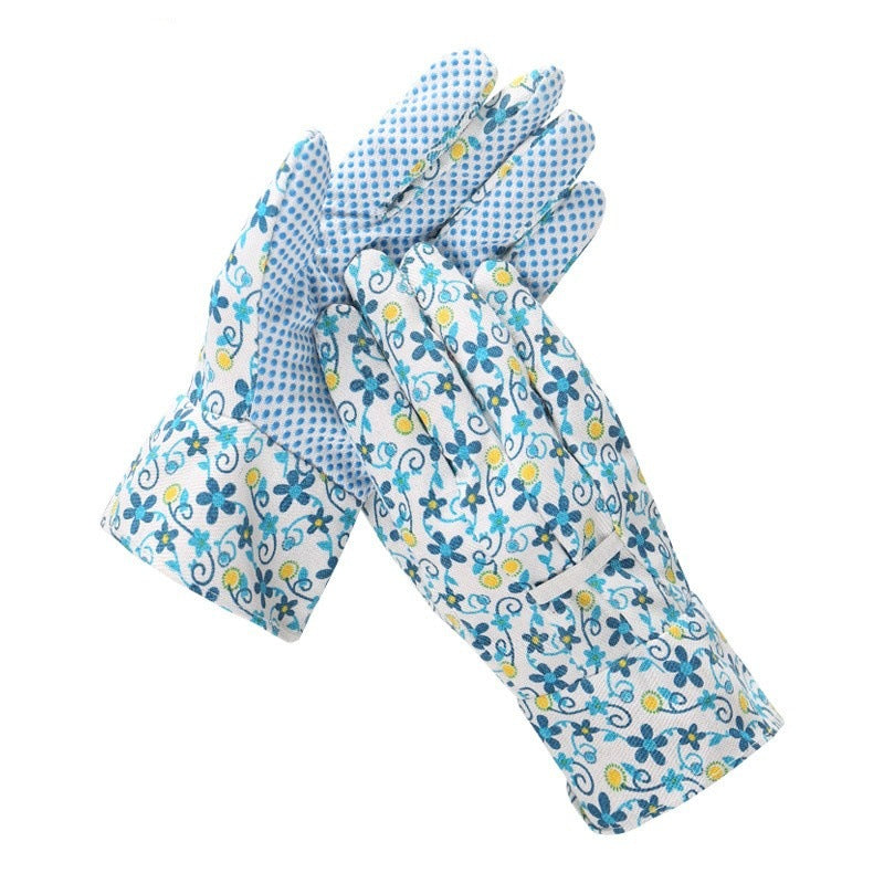 ZenGrow Garden Gloves — breathable fabric with non-slip coating for planting