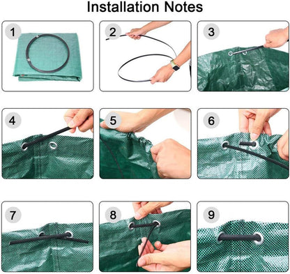ZenGrow Garden Bag — reinforced handles for heavy loads of compost and waste