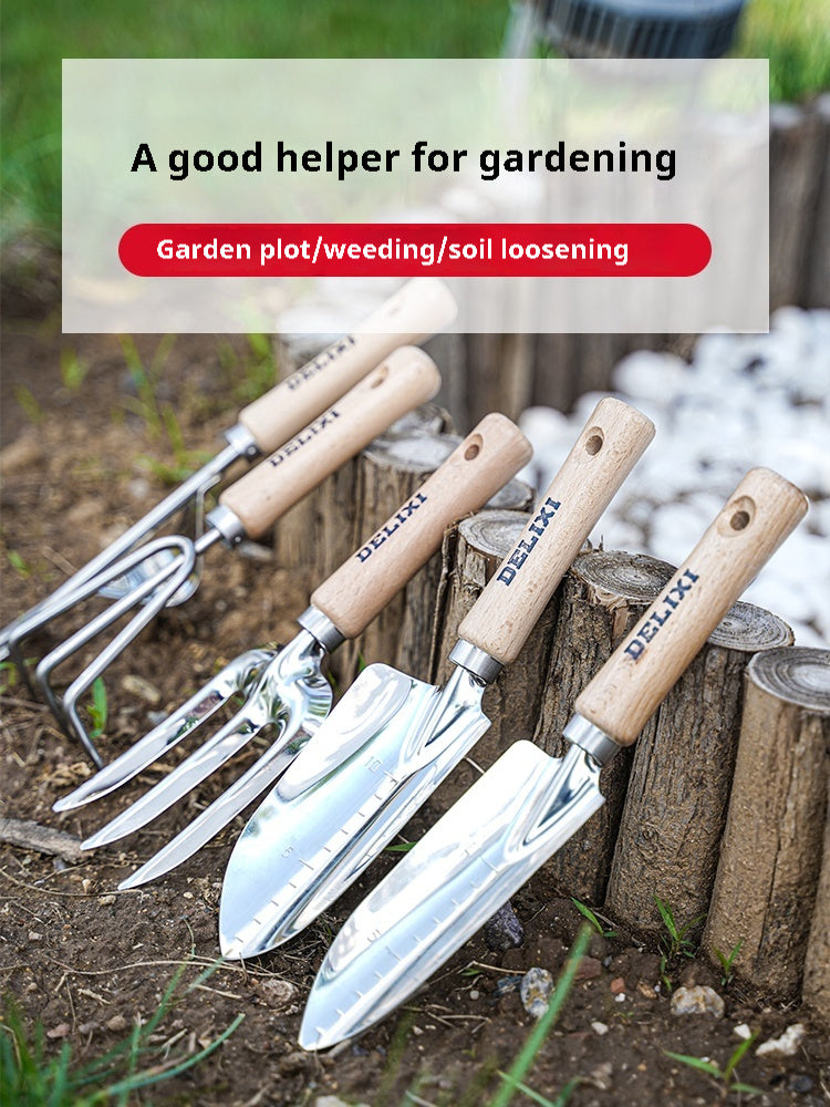 ZenGrow Trowel Set — rust-resistant stainless steel for long-term greenhouse use