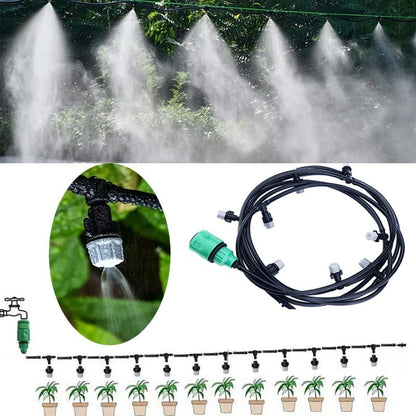 ZenGrow Cooling Kit — in use inside polycarbonate greenhouse on hot summer day