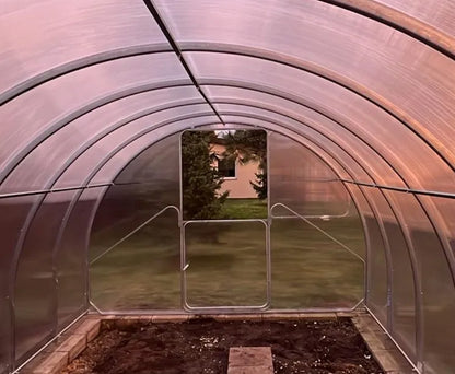 The Toughest Greenhouse — 13ft polycarbonate greenhouse in garden